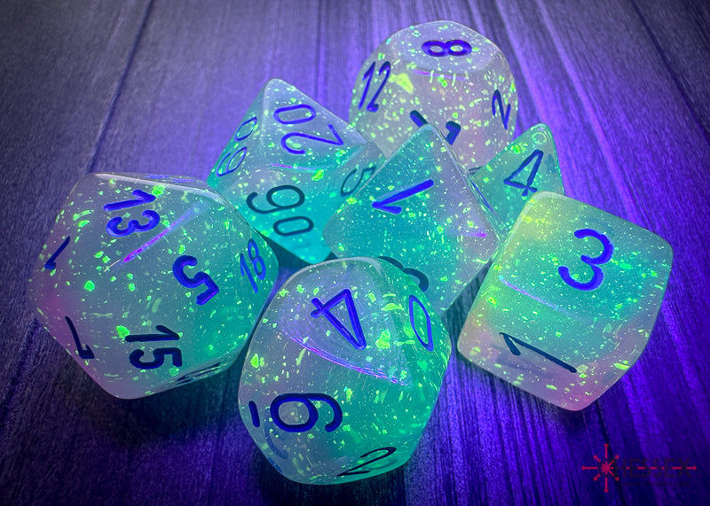 Gemini: Poly Gel Green-Pink/blue Luminary 7-Die Set