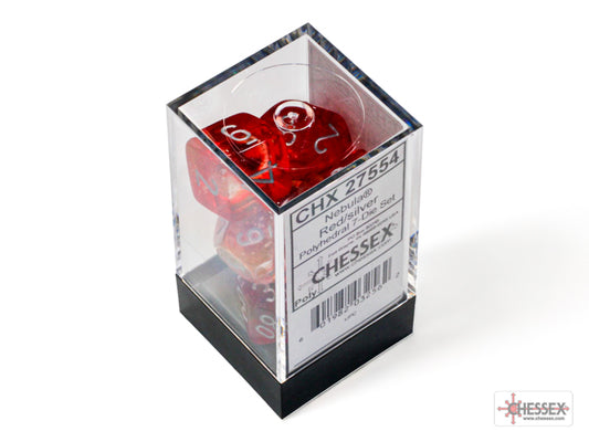 Red/silver Luminary 7-Die Set