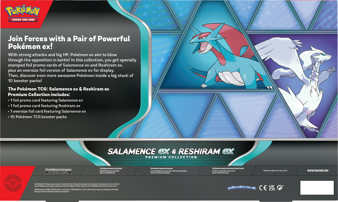 Salamence ex & Reshiram ex Premium Collection