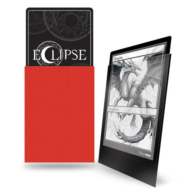 Eclipse Matte Standard Sleeves: Apple Red (100)