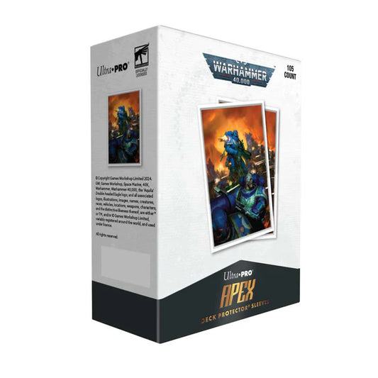 Warhammer 40K: Space Marines - Adeptus Astartes 105ct Apex Deck Protector sleeves