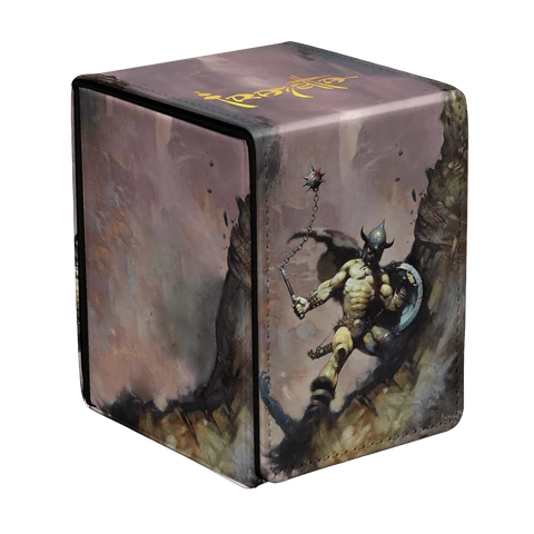 Alcove Flip Deck Box: Artist Spotlight: Frank Frazetta - "Warrior with Ball and Chain"