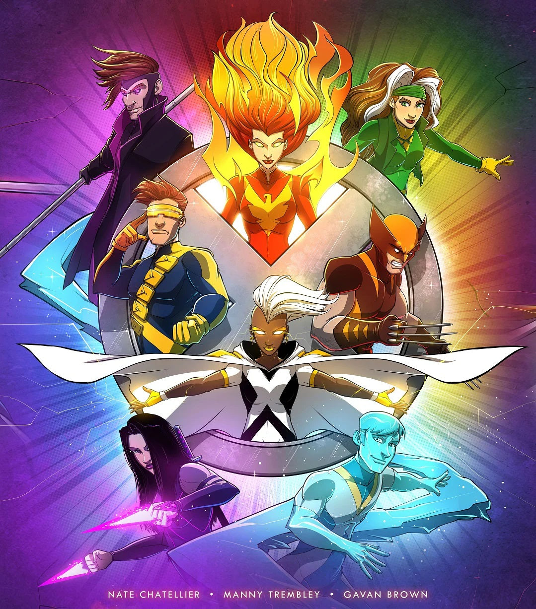 Marvel Dice Throne: X-Men Box 2 Lovers (Cyclops, Jean Grey, Gambit, and Rogue)