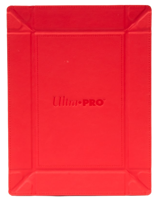 Vivid Magnetic Foldable Dice Tray: Red