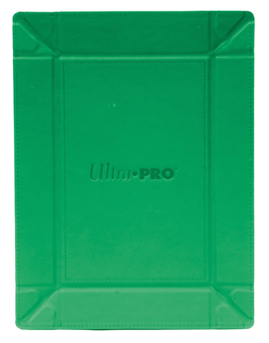 Vivid Magnetic Foldable Dice Tray: Green