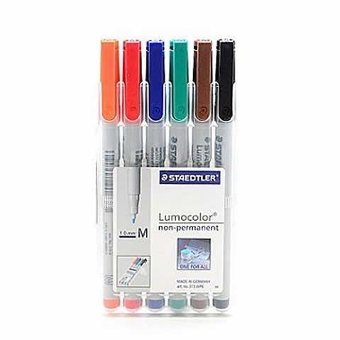 Color Water Soluble Markers (6)