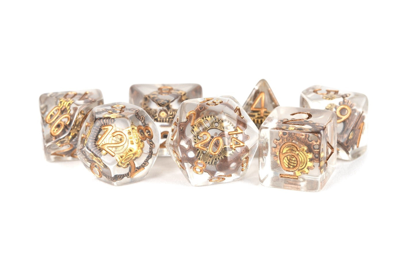 16mm Resin Dice Set: Gear Dice (7)