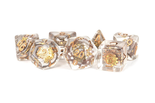 16mm Resin Dice Set: Gear Dice (7)