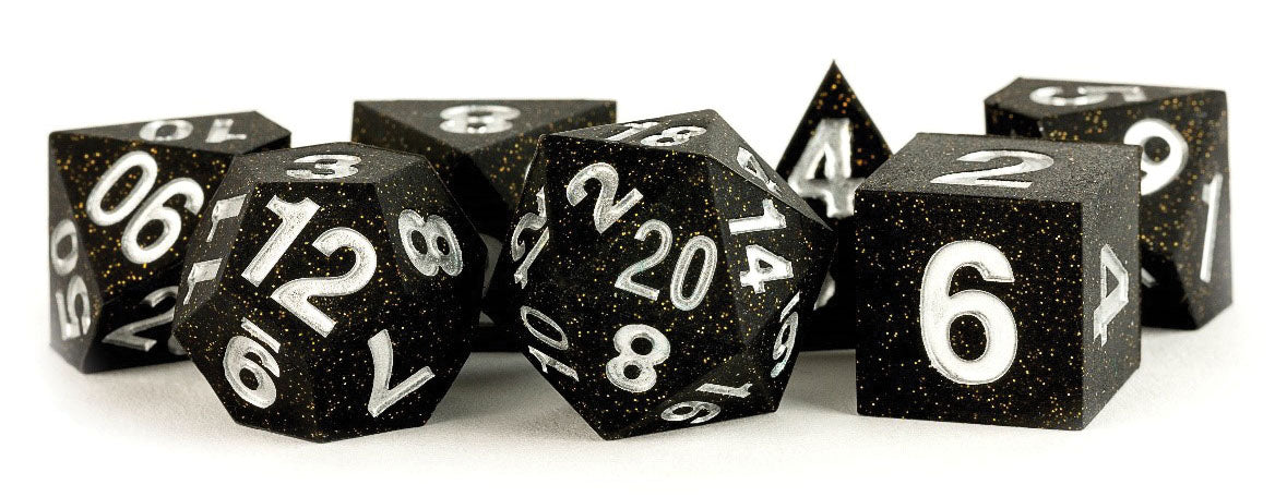 Gold Scatter 16mm Dice Set
