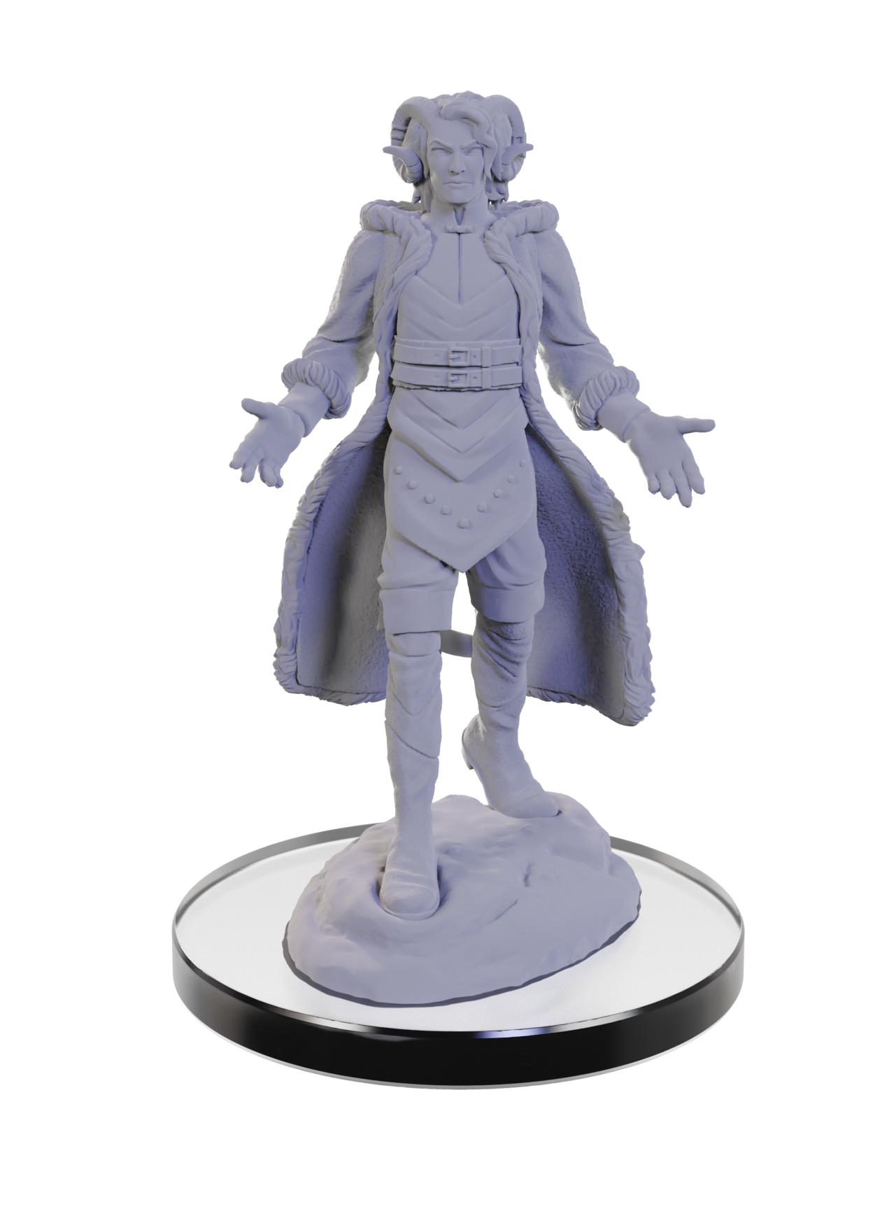 Critical Role Unpainted Miniatures: W05 Lucien Tavelle & Cree Deeproots