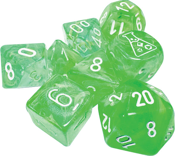 Lab Dice 9: Nebula Gelatinous/white