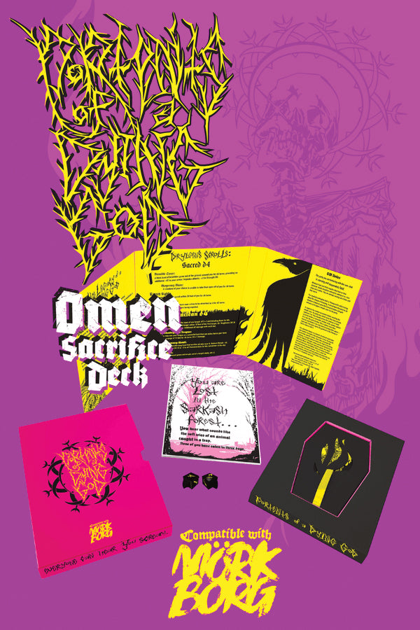 Portents of a Dying God: Mork Borg Omen Deck