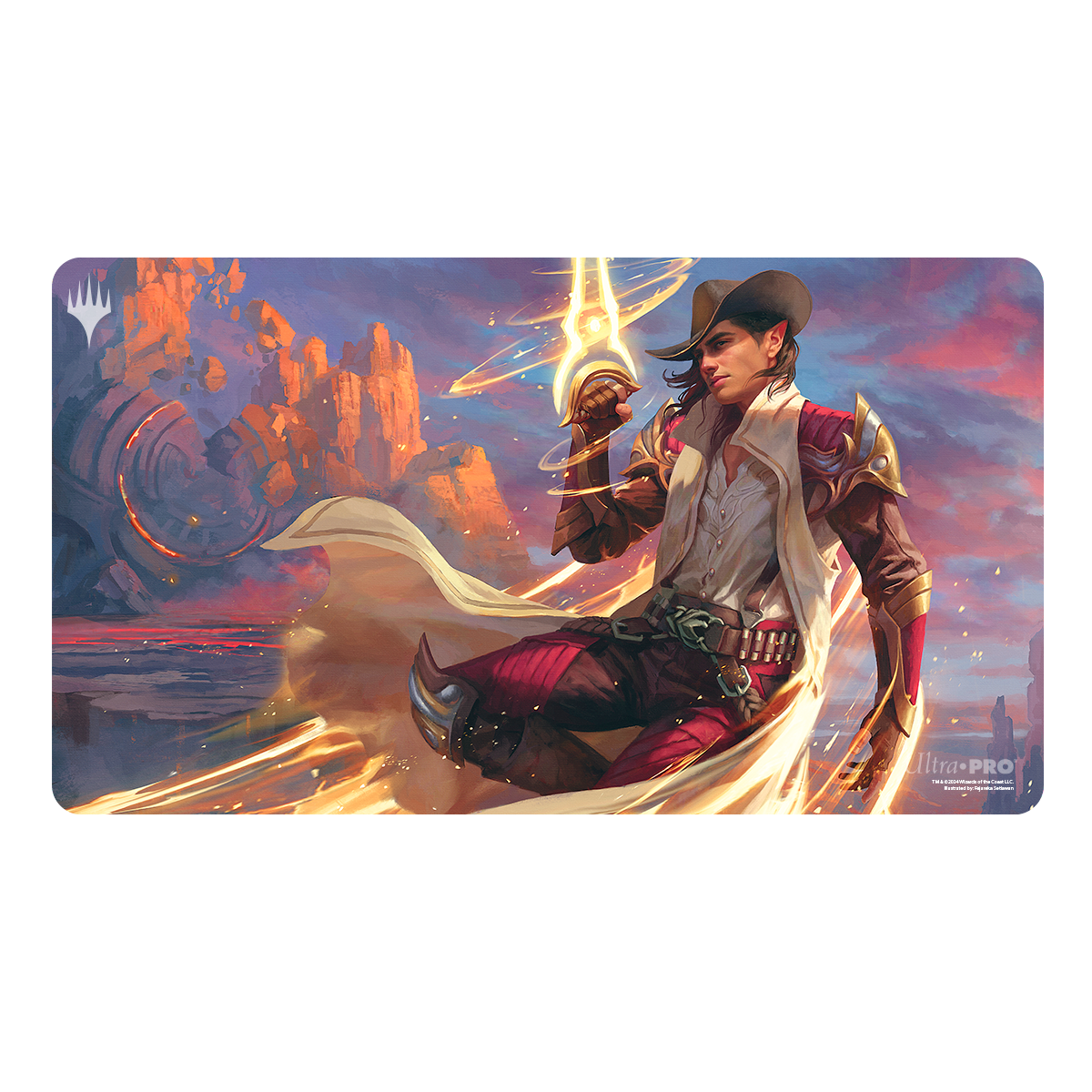 Outlaws of Thunder Junction Playmat Kellan, the Kid
