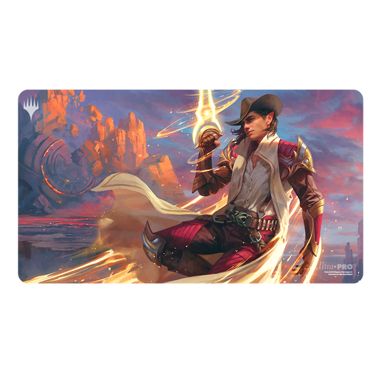 Outlaws of Thunder Junction Playmat Kellan, the Kid