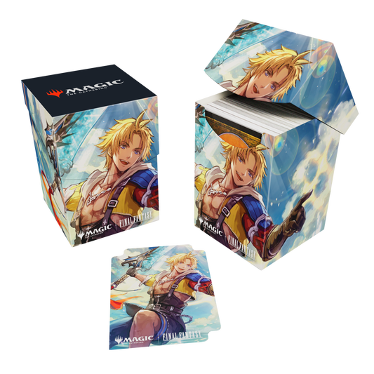 FINAL FANTASY 100+ Deck Box Commander D - Tidus, Yuna's Guardian