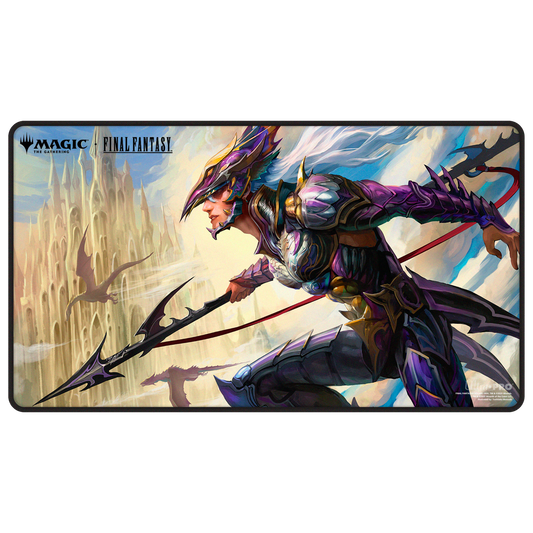 FINAL FANTASY Black Stitched Playmat Premium X - Kain, Traitorous Dragoon
