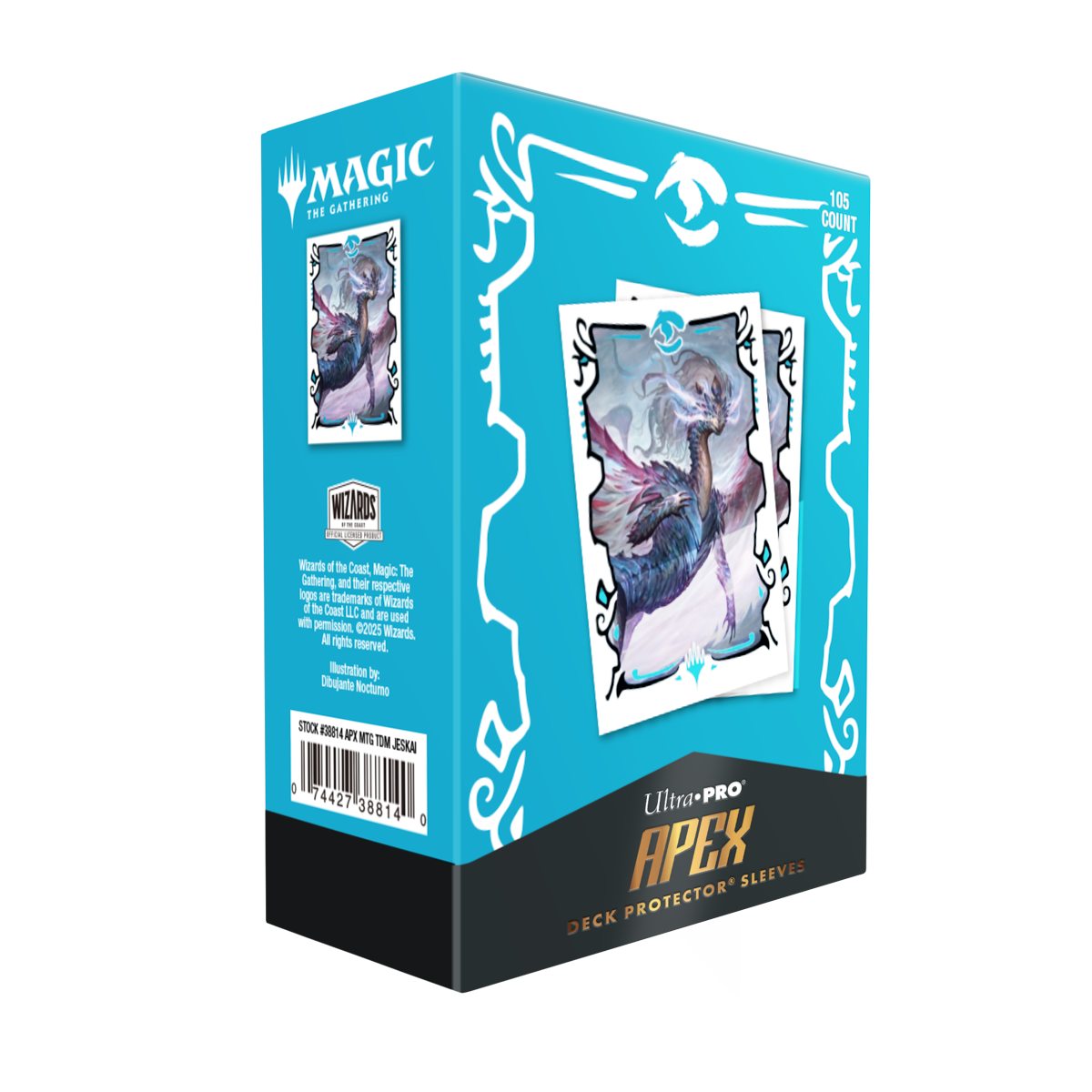 Tarkir: Dragonstorm 105ct Apex Deck Protector sleeves Jeskai