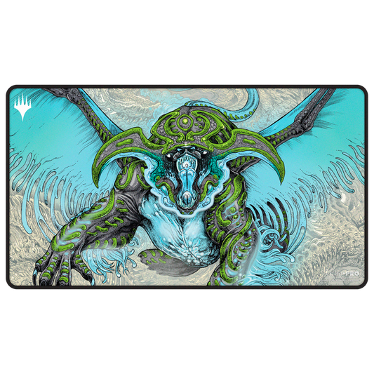 Tarkir: Dragonstorm Black Stitched Playmat Temur