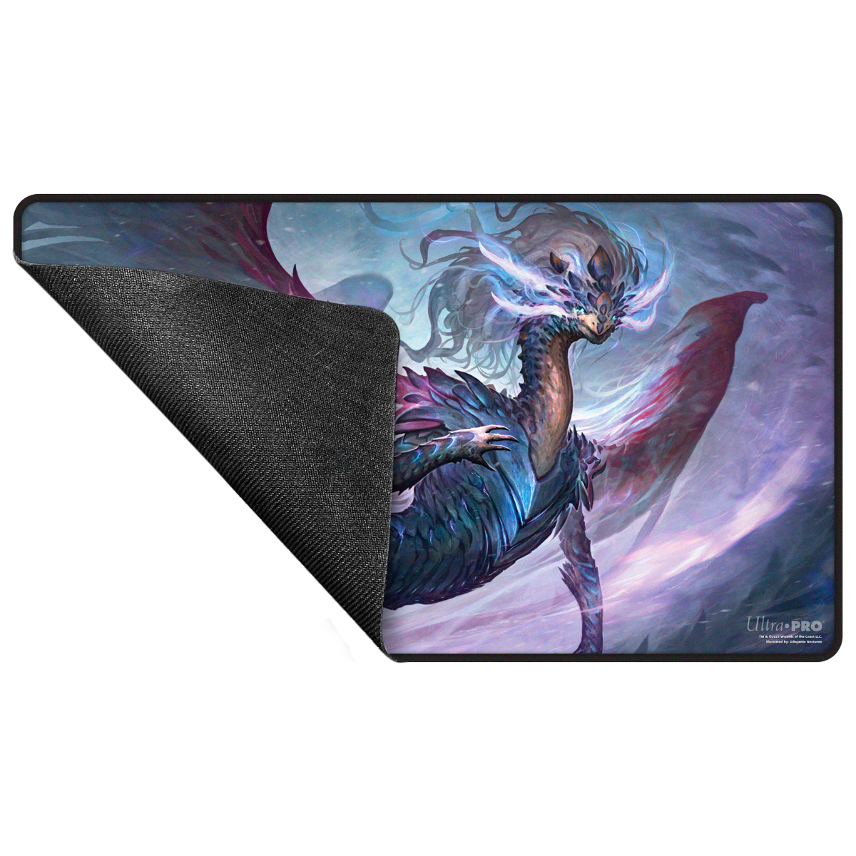 Tarkir: Dragonstorm Black Stitched Playmat Jeskai