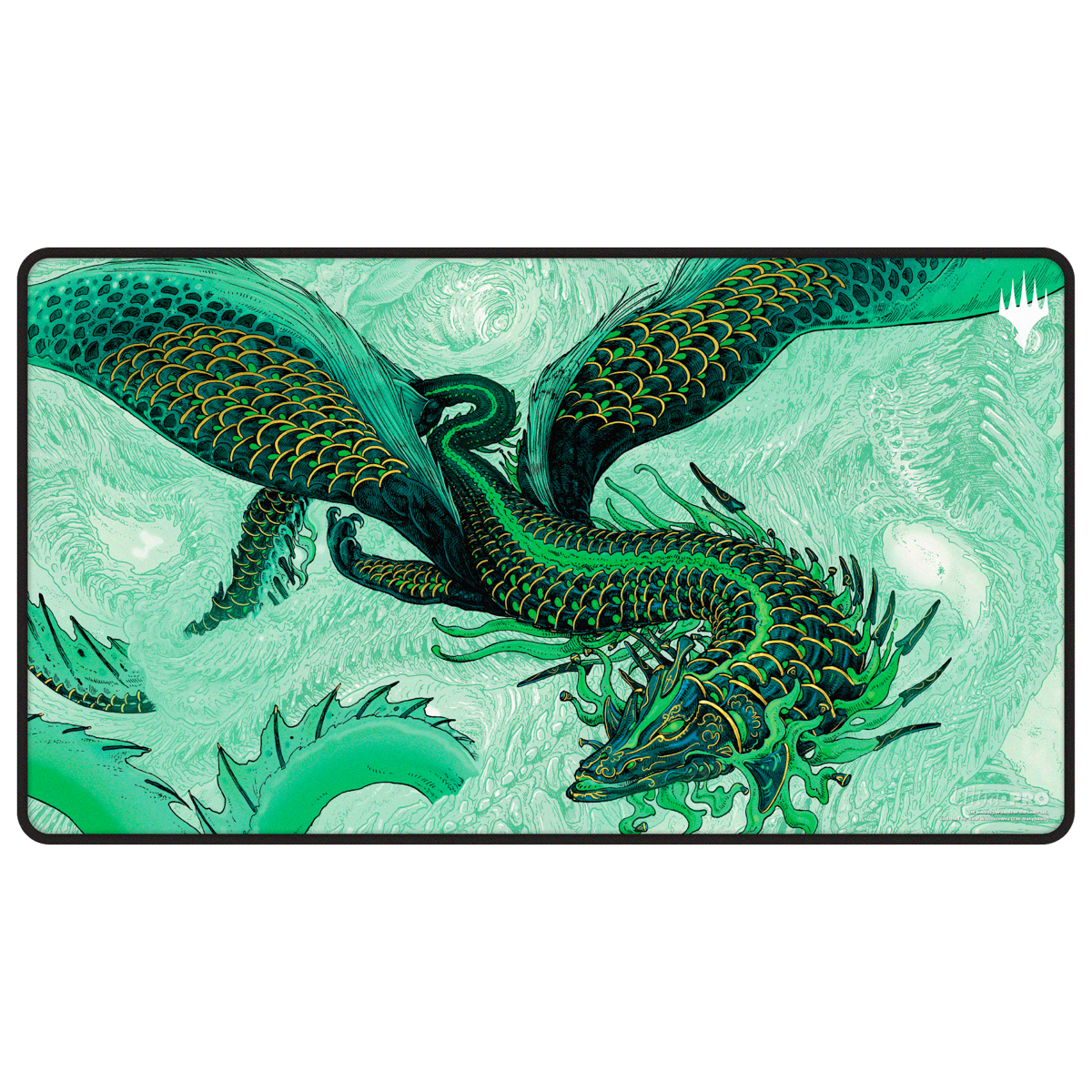 Tarkir: Dragonstorm Black Stitched Playmat Sultai