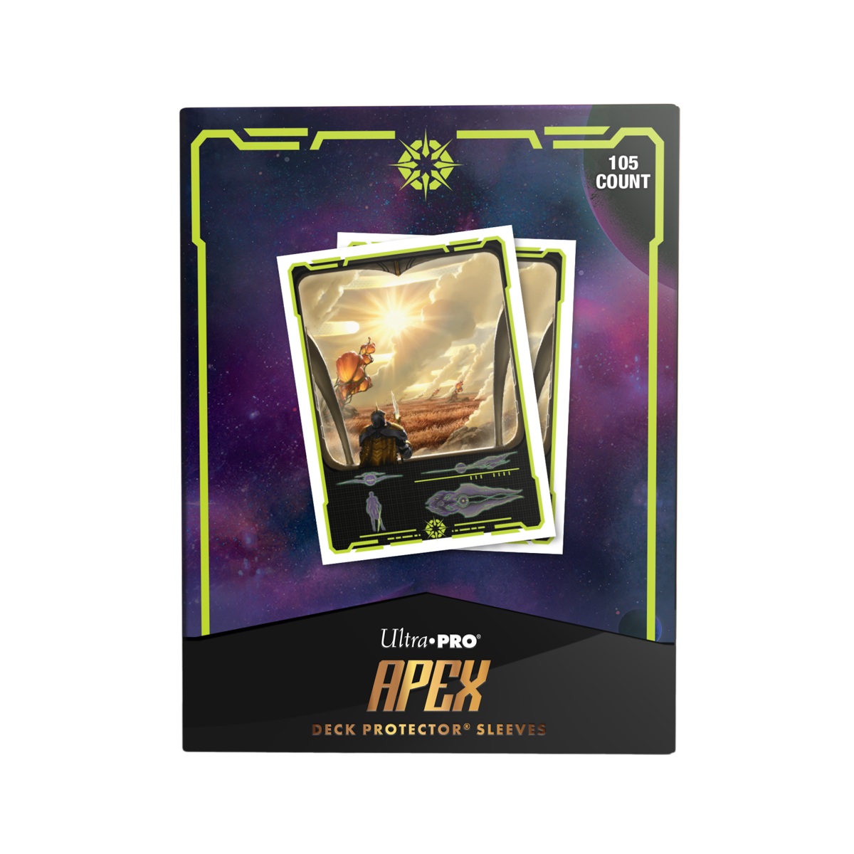 Edge of Eternities 105ct Apex Deck Protector sleeves White Mythic