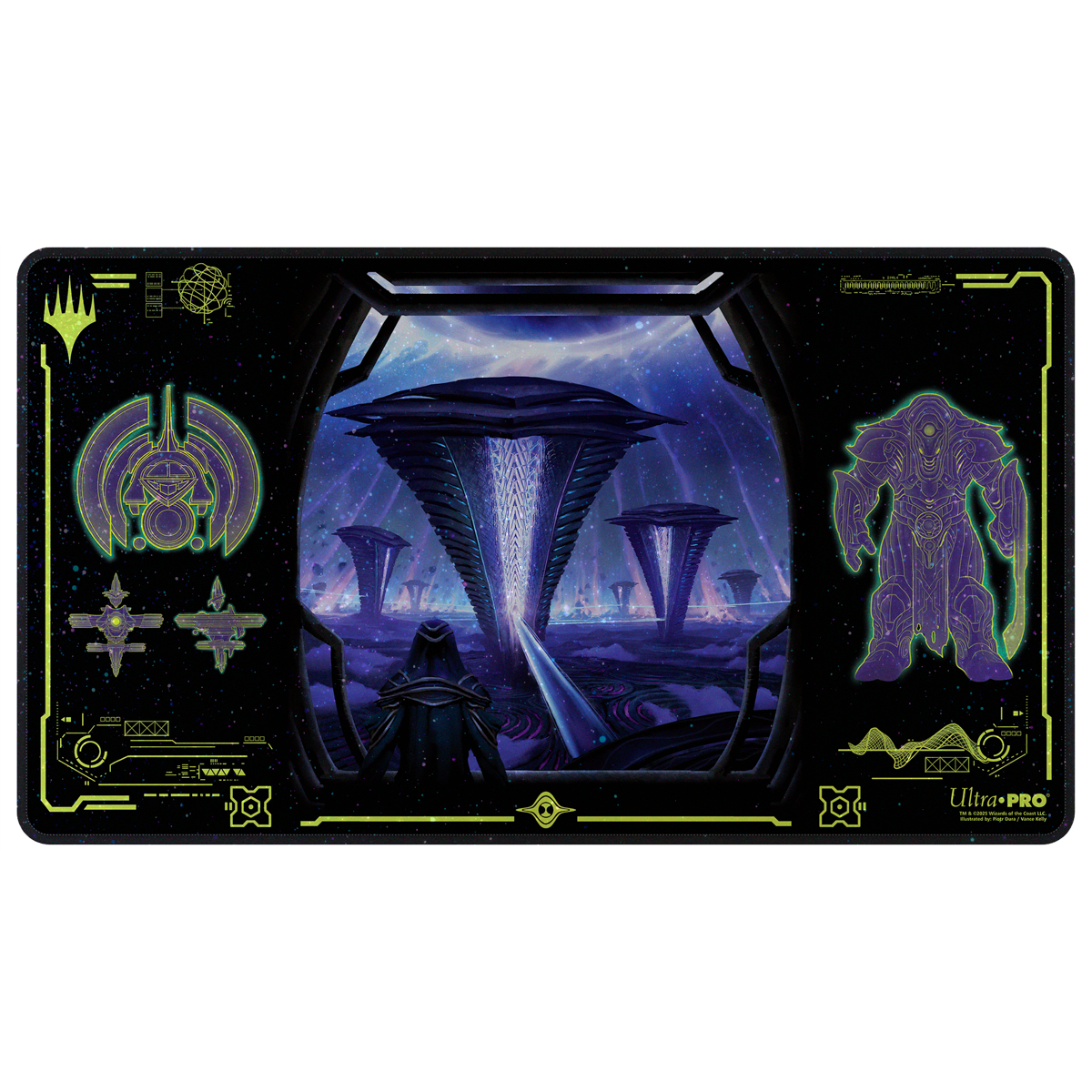 Edge of Eternities Holofoil Playmat Black Mythic