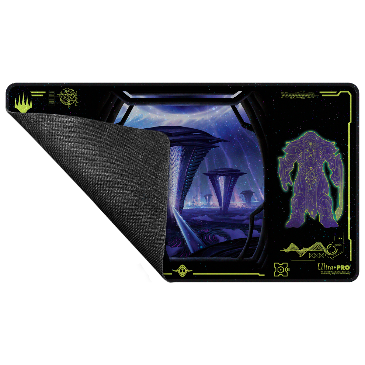 Edge of Eternities Holofoil Playmat Black Mythic