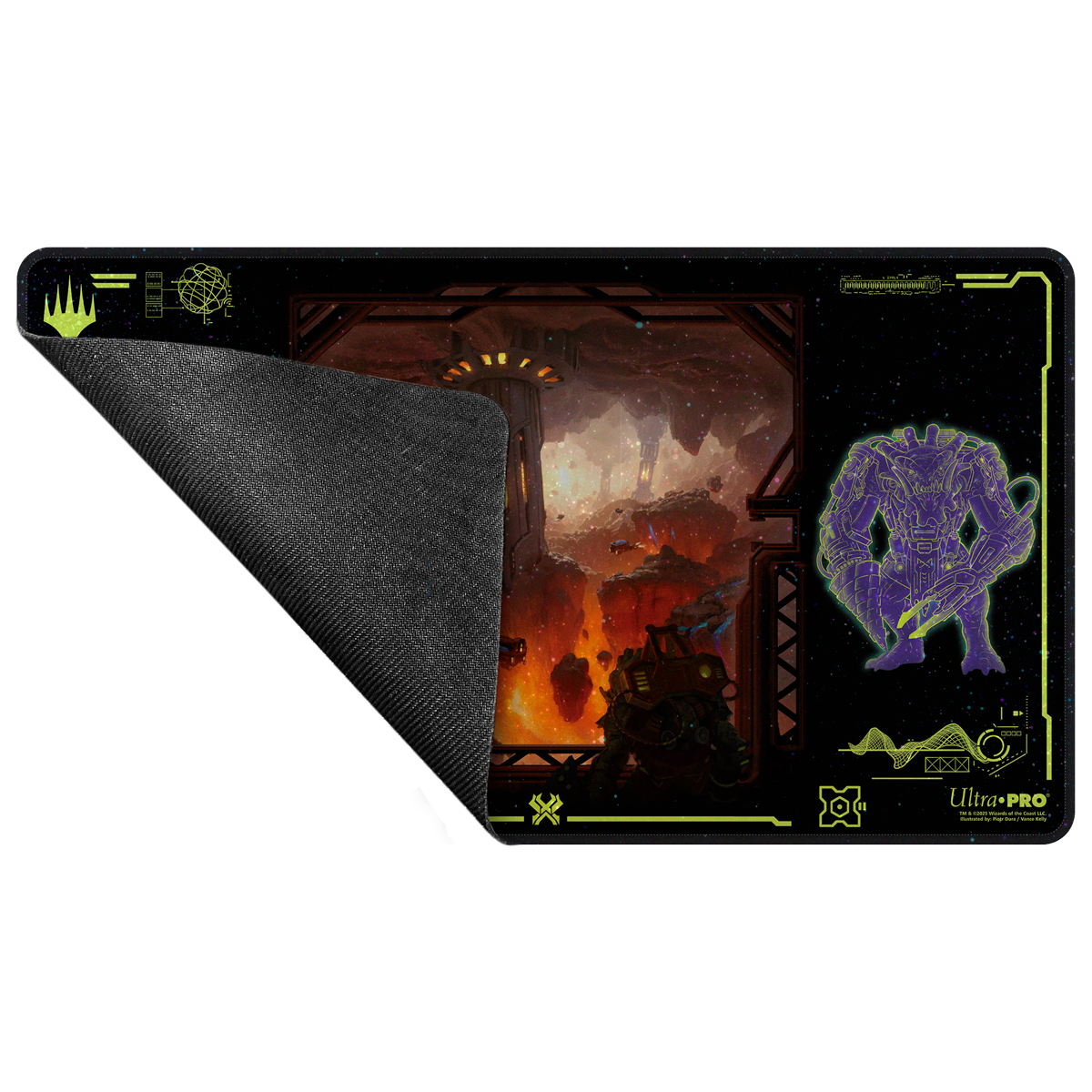 Edge of Eternities Holofoil Playmat Red Mythic