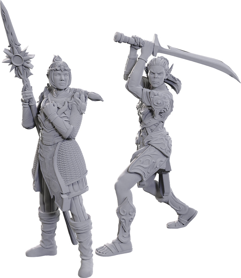 Nolzur's Marvelous Unpainted Miniatures - Special Edition Baldur's Gate 3, Lae'zel & Shadowheart