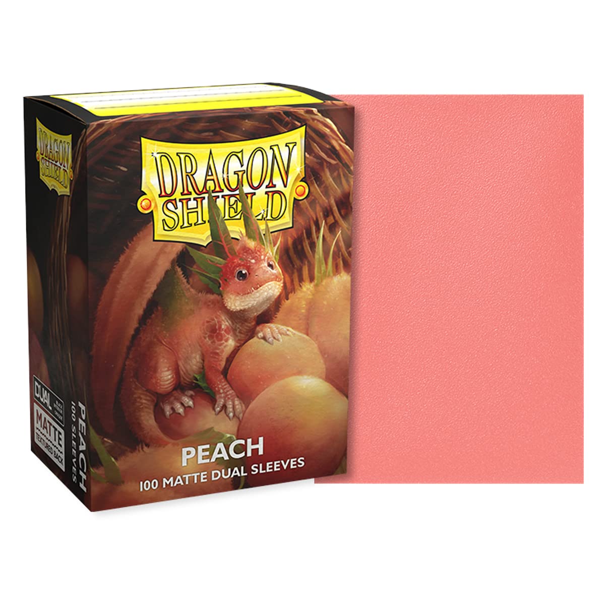 Dragon Shields: Matte Dual - Peach (100)