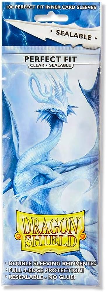 Dragon Shields Perfect Fit Sealable: (100) Clear