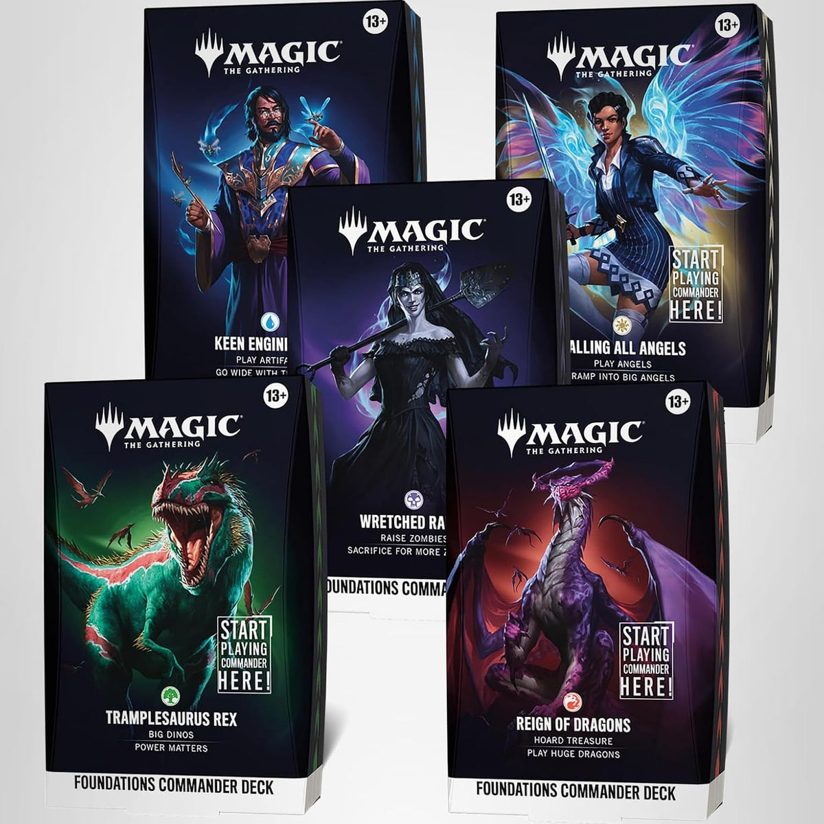 PREORDER LOCAL PICKUP Foundations Commander Decks Bundle - Set of 5