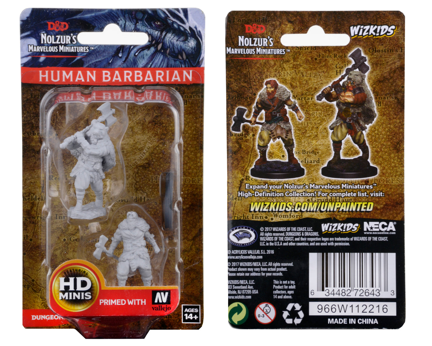 Nolzur's: Human Male Barbarian