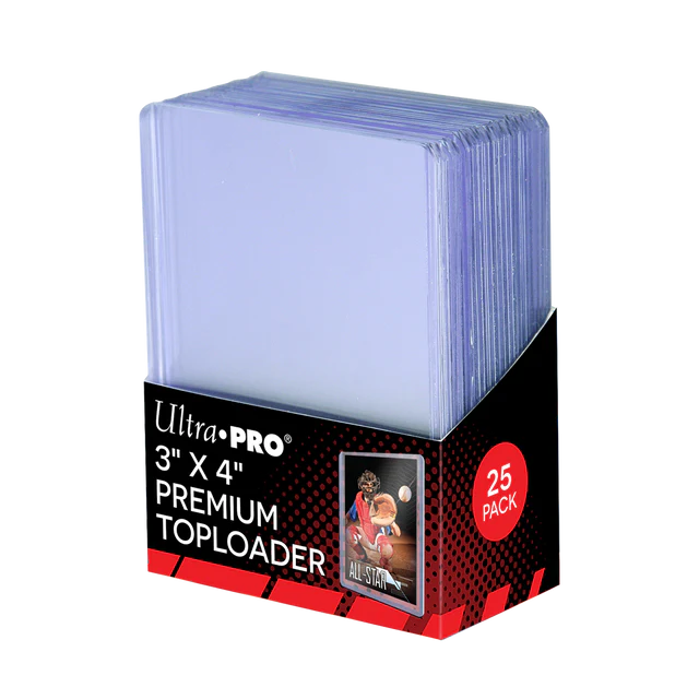 3" x 4" Ultra Clear Premium Toploaders (25ct)