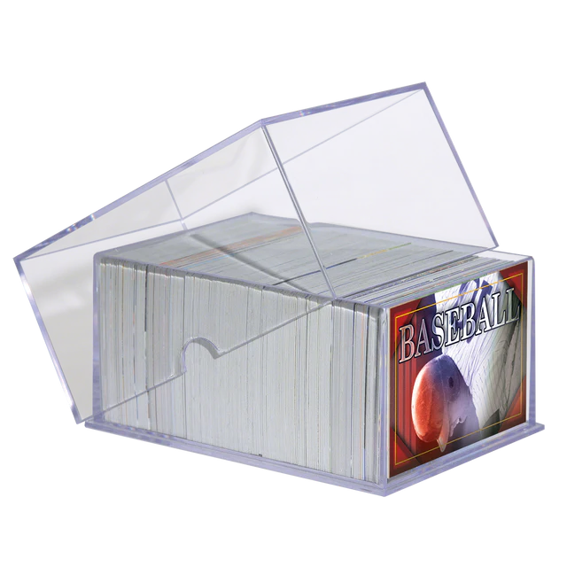 2-Piece Clear 250 Card Storage Box