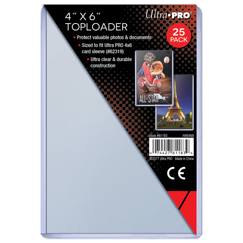 Toploaders 4"x6" (25ct)