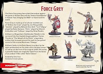 D&D Collector's Series Force Grey
