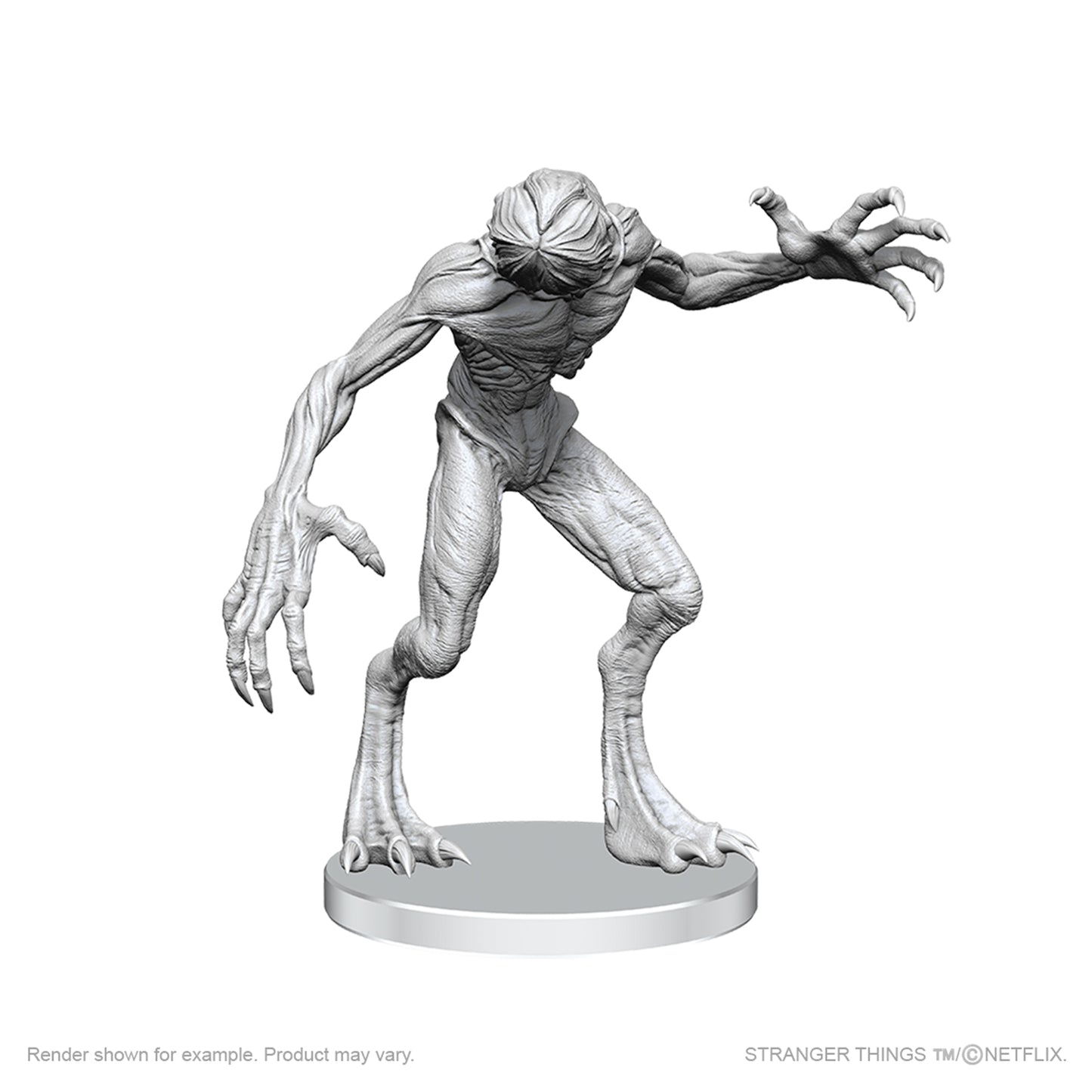 Stranger Things Unpainted Miniatures: Demogorgons