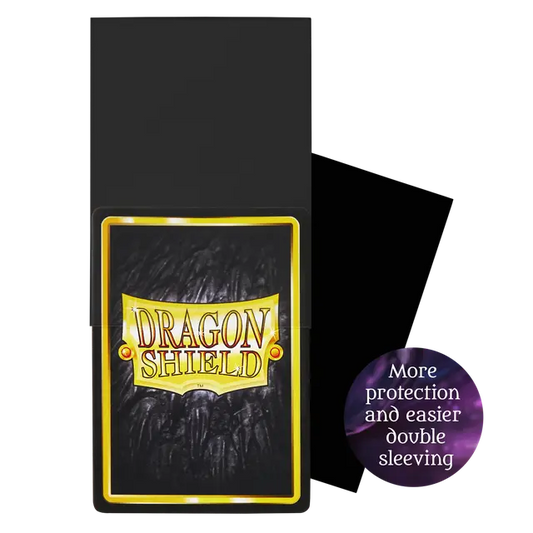 Dragon Shields Perfect Fit: Thick Inner Sleeves - Standard Size - Black (100)