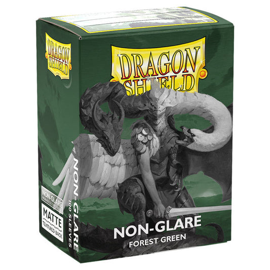 Dragon Shields: Non-Glare Matte Forest Green (100)
