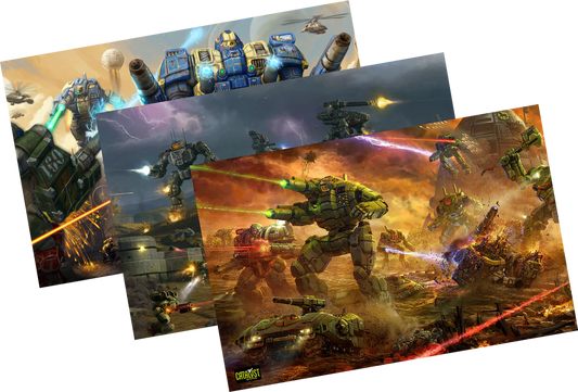 3-Pack Mercenaries Posters Supersized