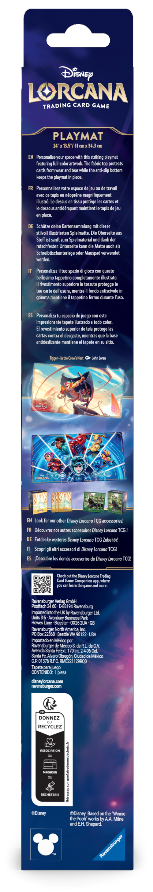 Tigger Playmat for Disney Lorcana TCG