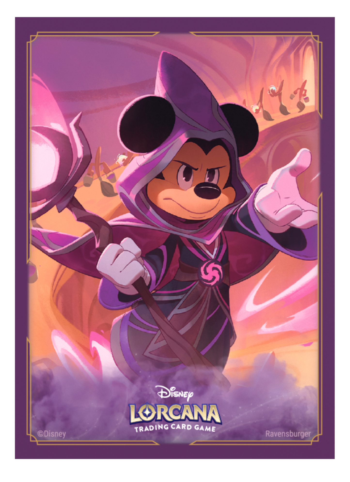 Sorcerer Mickey Card Sleeves for Disney Lorcana TCG