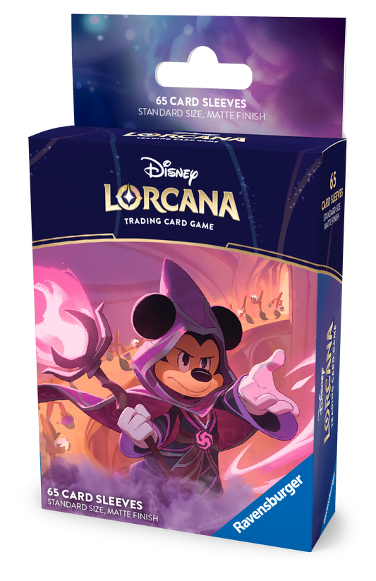 Sorcerer Mickey Card Sleeves for Disney Lorcana TCG
