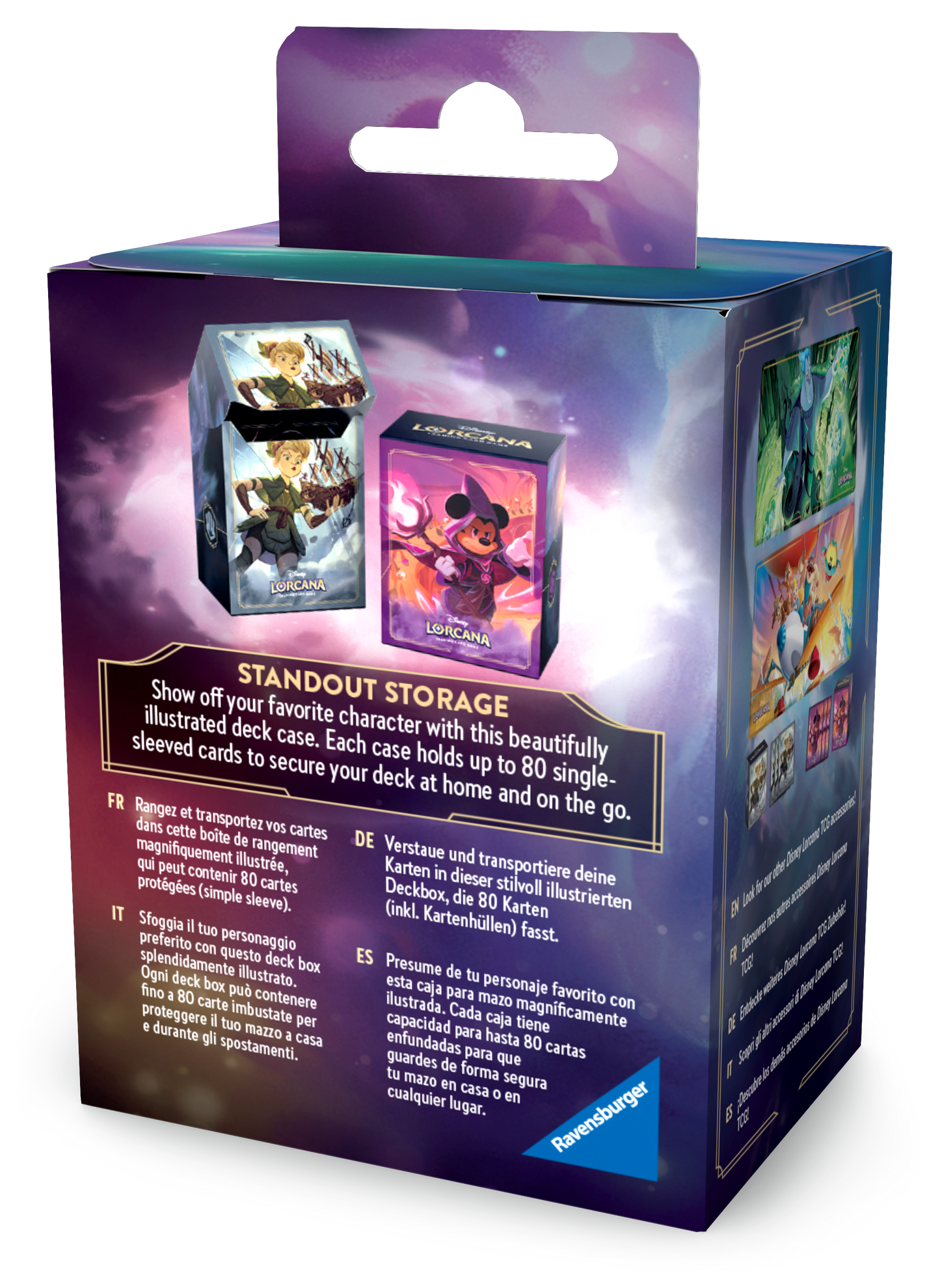 Sorcerer Mickey Deck Box for Disney Lorcana TCG