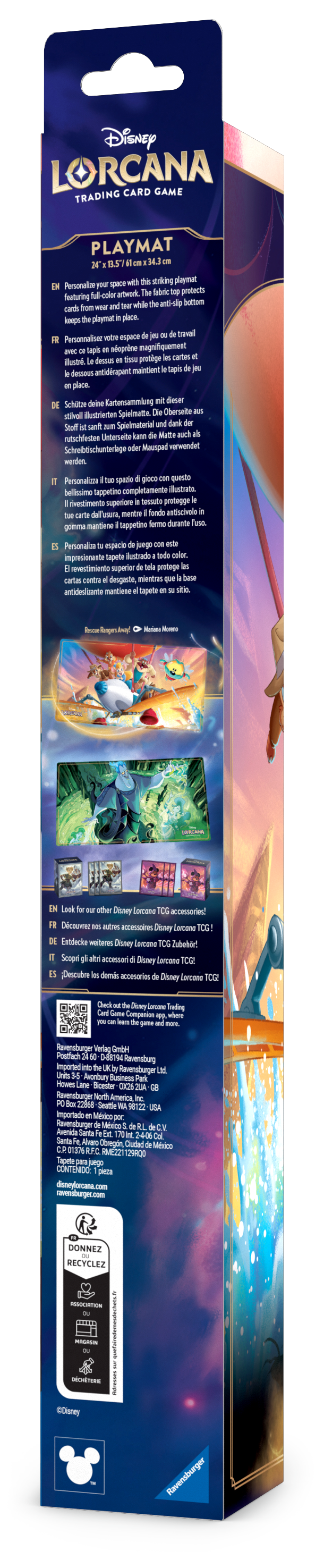 Rescue Rangers Playmat for Disney Lorcana TCG
