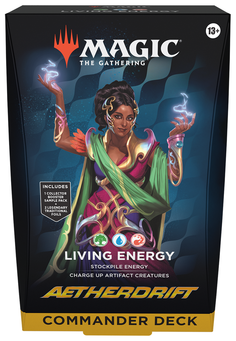 Aetherdrift Commander Deck - Living Energy