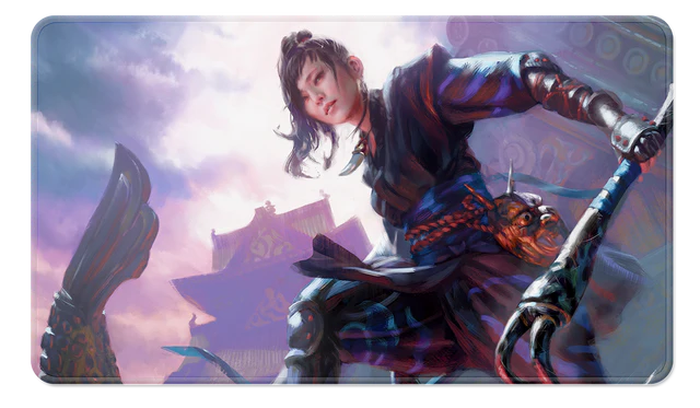 Yuriko Stitched Edge Playmat - Commander Series - Release 2 - Allied Color - Q2 2024