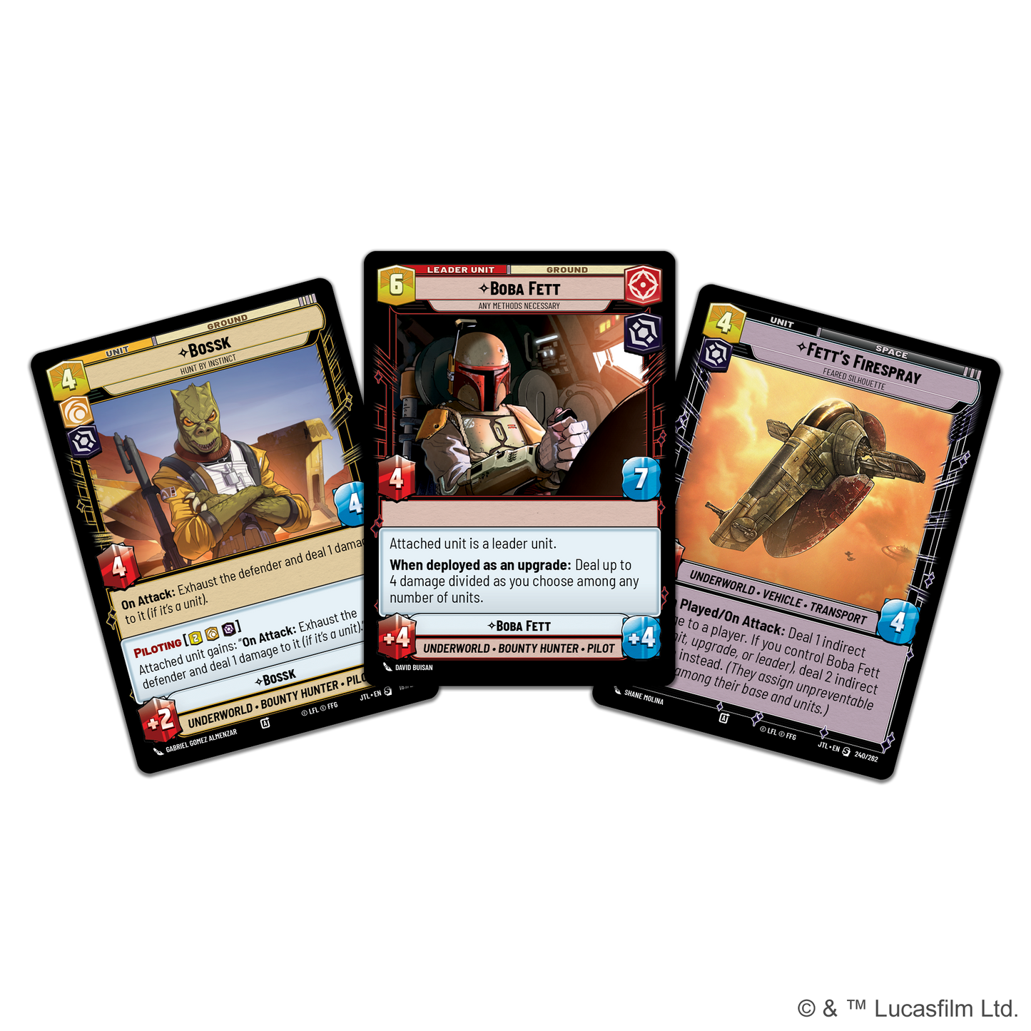 Jump to Lightspeed Boba Fett Spotlight Deck
