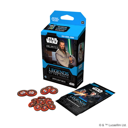 Legends of the Force Qui-Gon Jinn Spotlight Deck